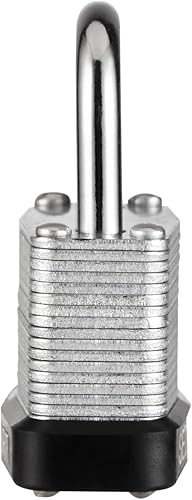 Miniatura 4 de Juego de candados de acero laminado, cuerpo ancho de 1.5 in, cerradura de casillero pequeña y resistente, candados iguales con llave, cerradura para