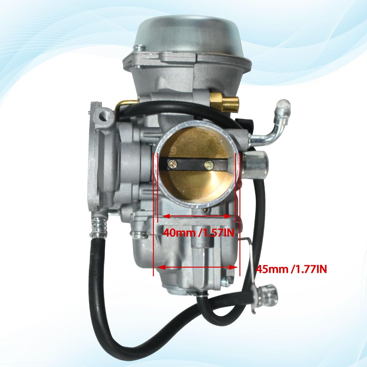 Carburatore per Polaris Sportsman 500 4X4 HO 2001-2005 2010-2012,1997-2009 Scrambler 500 4x4,2000 2001 2002 Trail Boss 325 Carb con filtro dell'aria pompa carburante