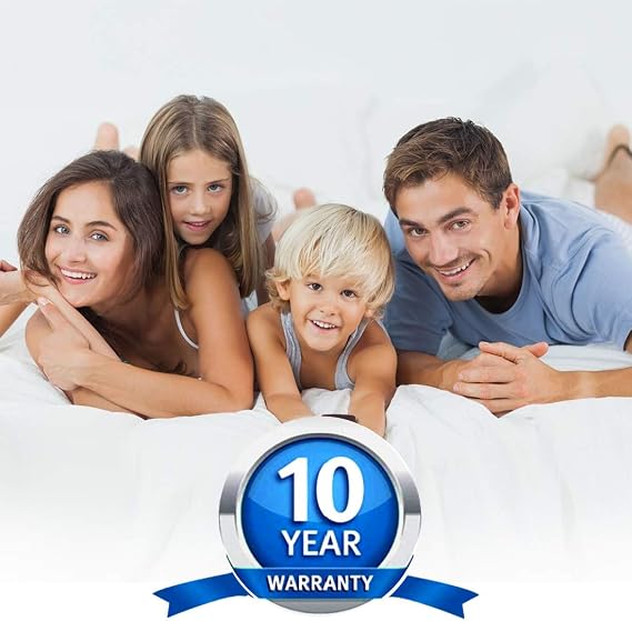 Twin XL Size Quilted Fitted Waterproof Mattress Pad, Premium Hollow Material Filling Mattress Protector, Breathable, Quiet, Cooling, Machine-Washable Mattress Cover with 21 Deep Pocket
