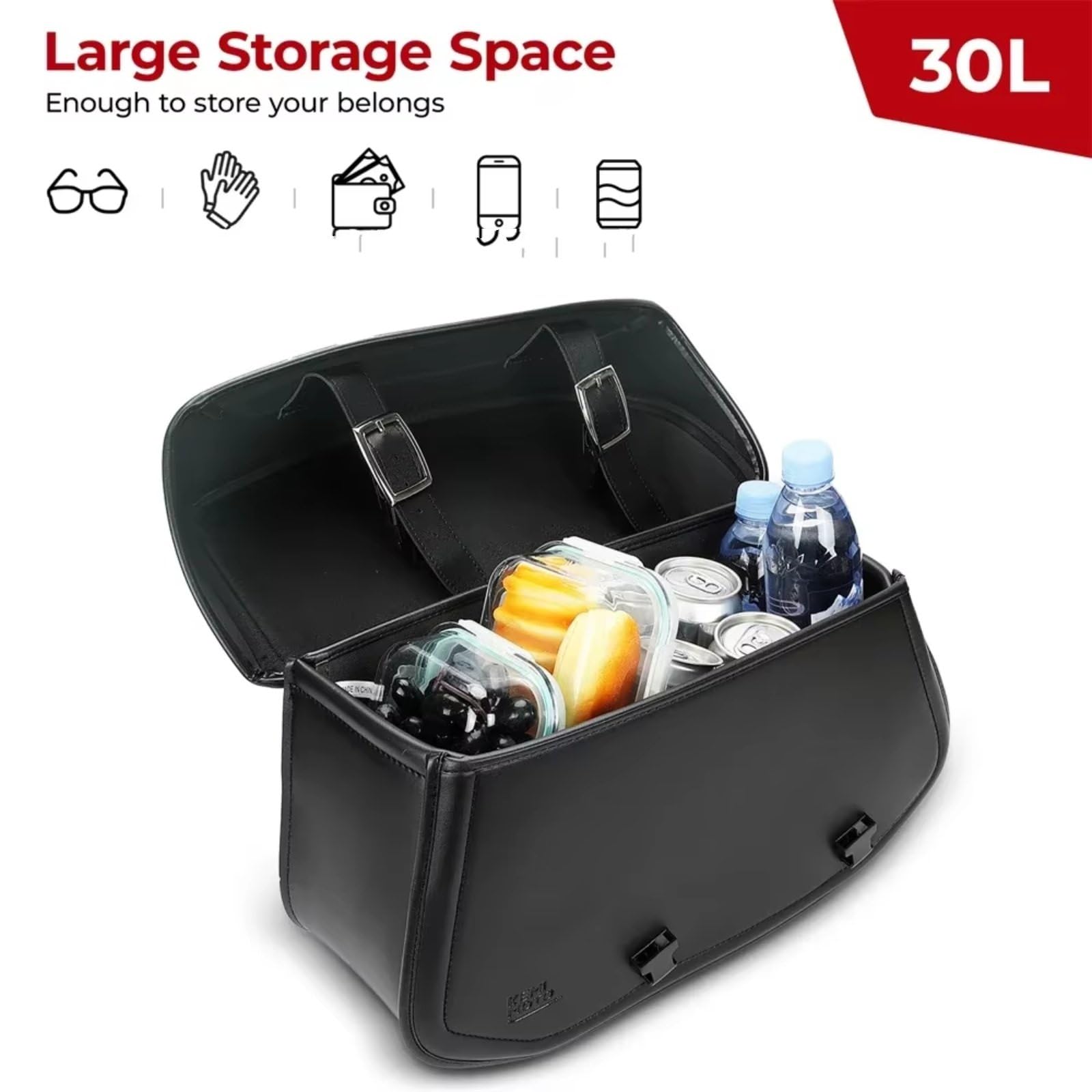Bolsa Moto para Sportster para Dyna para Softail para Touring para Vstar para Shadow Alforja para Motocicleta Bolsa de sillín para Motocicleta Bolsa Lateral Bolsa de Embalaje