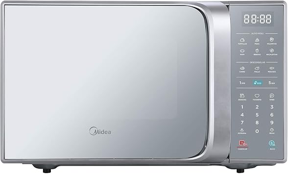 Midea MMDV11S2DG Microondas, Silver, 1.1 P³ V6, color, Silver, pack  of/paquete de 1 : Amazon.com.mx: Hogar y Cocina