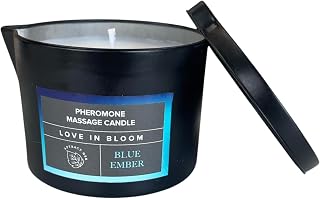 Eye of Love Blue Ember Pheromone Massage Candle – Warm, Inviting Scent with Natural Oils for Attraction and Relaxation