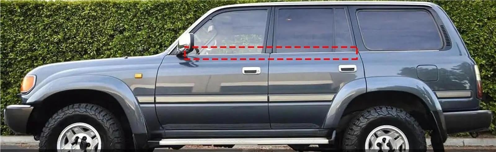 4 Guarnizioni Per Portiere Auto Per Toyota Per Land Cruiser Per LX450 FJ80/ FZJ80/ HDJ80