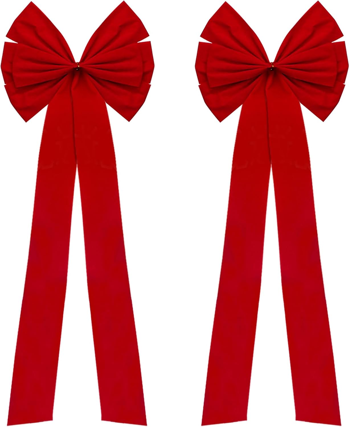 2 Pack Christmas Bows Decoration Large, 18”x35” Car Bow