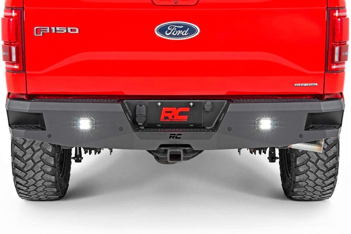 Rough Country Heavy Duty Rear LED Bumper for 2015-2020 Ford F-150-10771