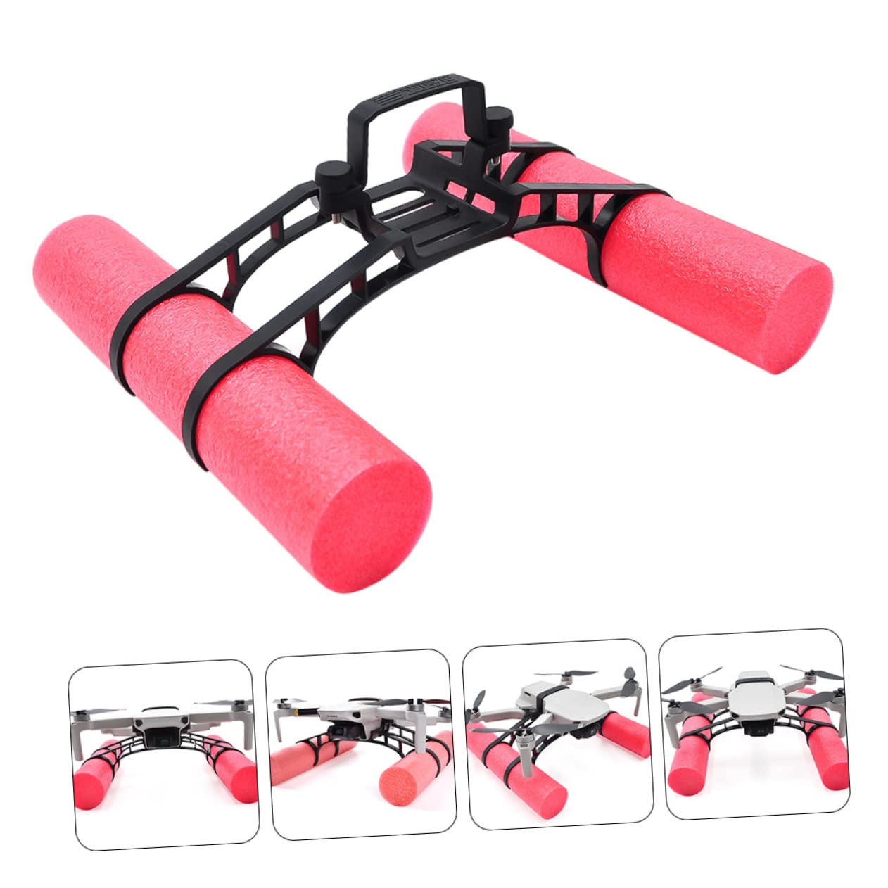 Vaguelly Drone Float Landing Gear Extender for Quadcopter Training Kit with Height Increase Multi Function Damping Landing Gear for Safe Water