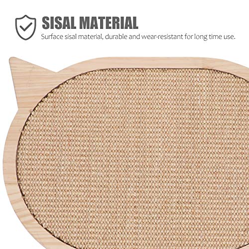 Balacoo Tapete arranhador para gatos montado na parede com bola, pós de arranhão criativo para gatos