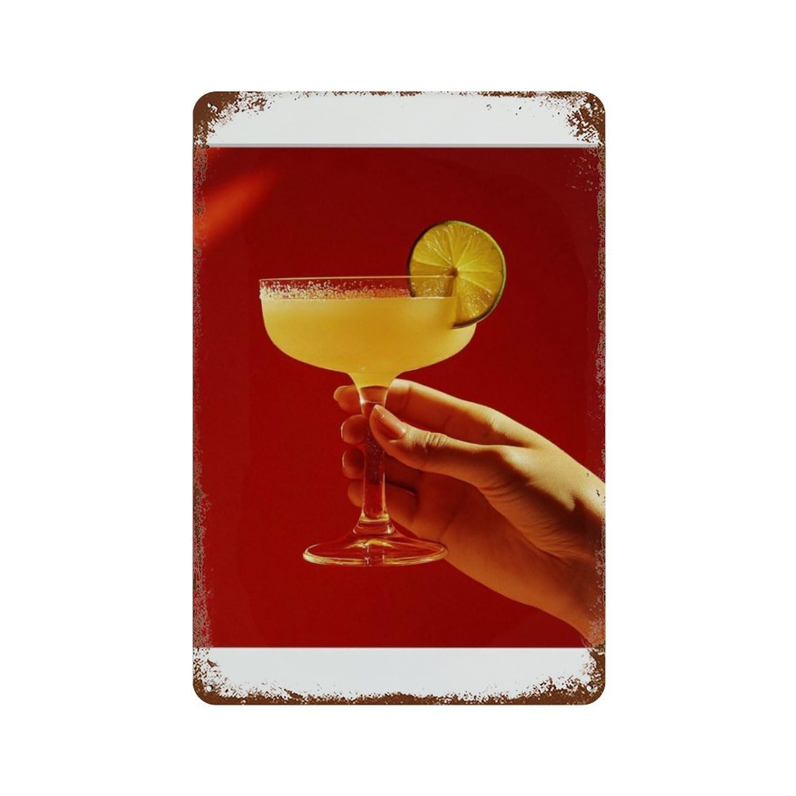 xiaoxiaoshen Margarita, Photography S Wall Decor Art Metal Tin Poster Modern Home Decor Art Home Bar Shop Decorations Vintage Sign 30x20cm