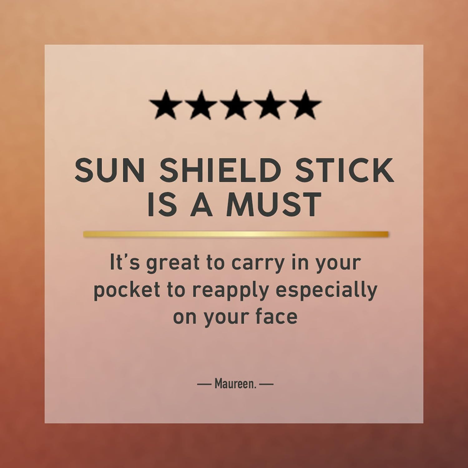 MyCHELLE Sun Shield Stick SPF 50 Tinted - Mineral Reef Safe Sunscreen for Face thumbnail 2