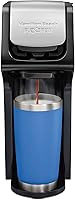 Hamilton Beach FlexBrew 49900 Single-Serve Coffee Maker - Pods & Grounds, 2-Way Brew, Compact Black Design
