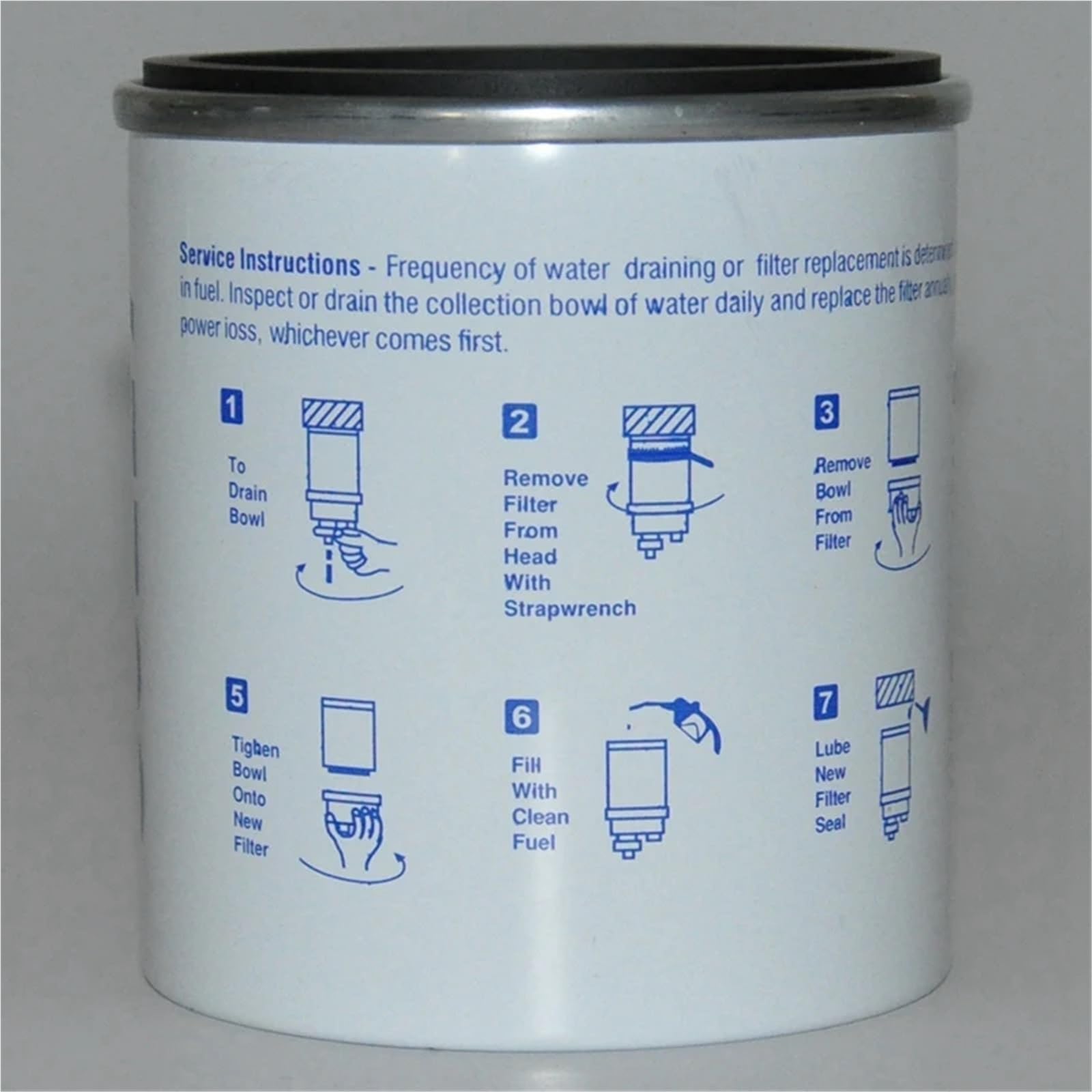 6X S3227 Elementi filtro separatore acqua carburante fuoribordo
