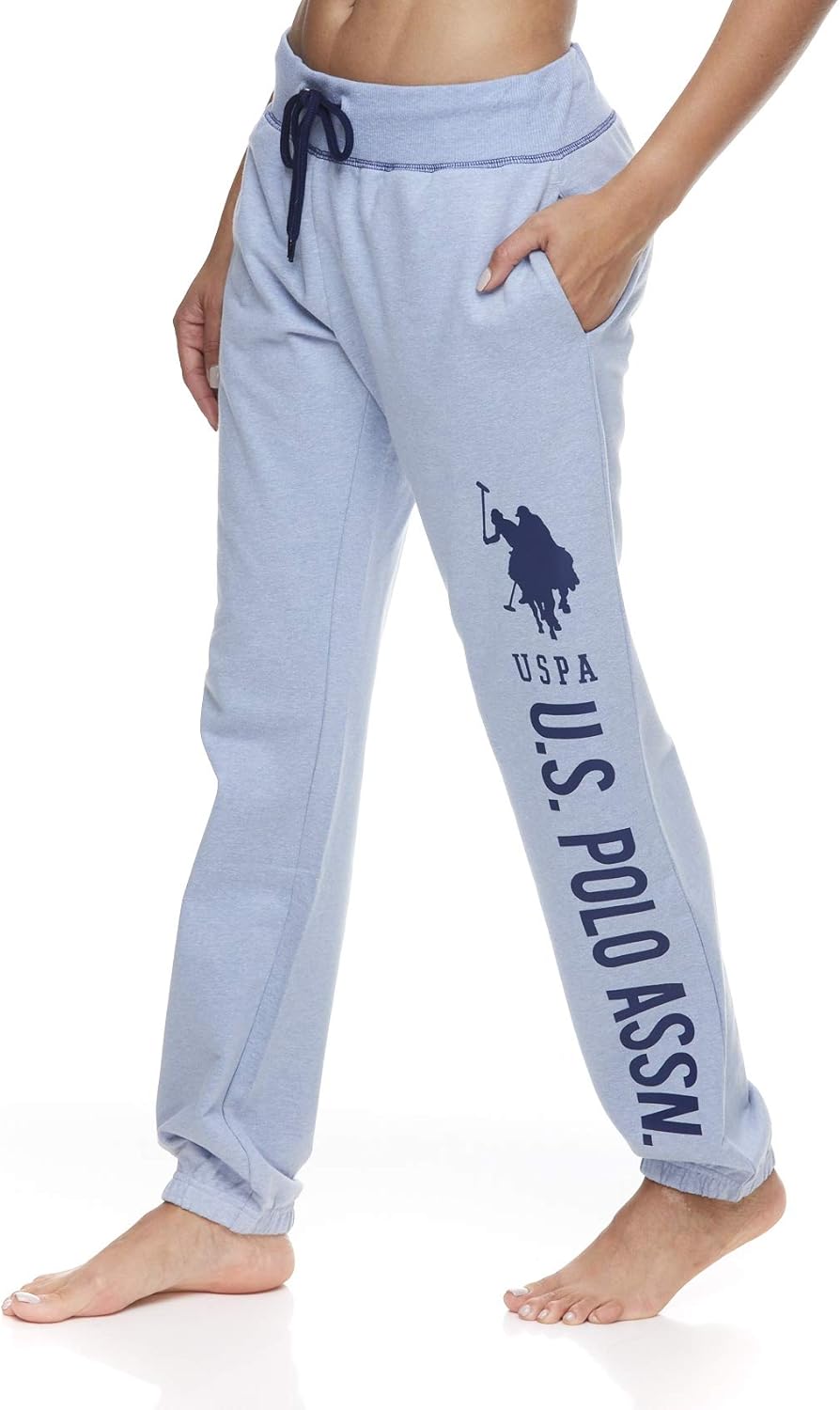 U.S. Polo Assn. Essentials Womens French Terry Jogger Sweatpants - Image 4