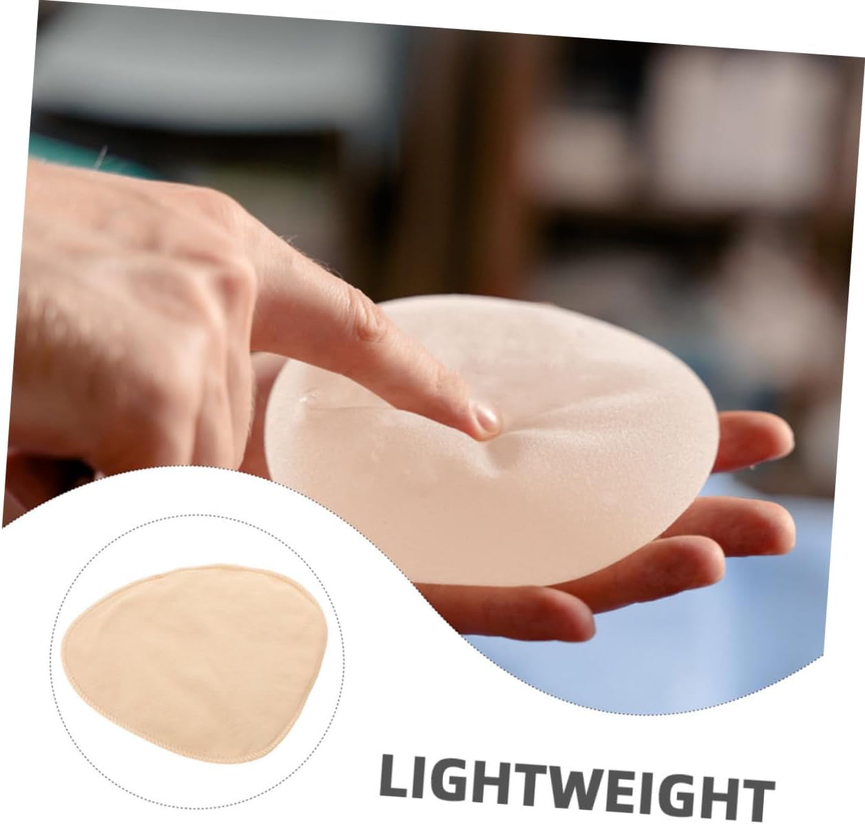 4pcs Nipple Covers for Sports Prosthesis Protective Bag Breathable Breast Pocket Post Protective Cover Khaki