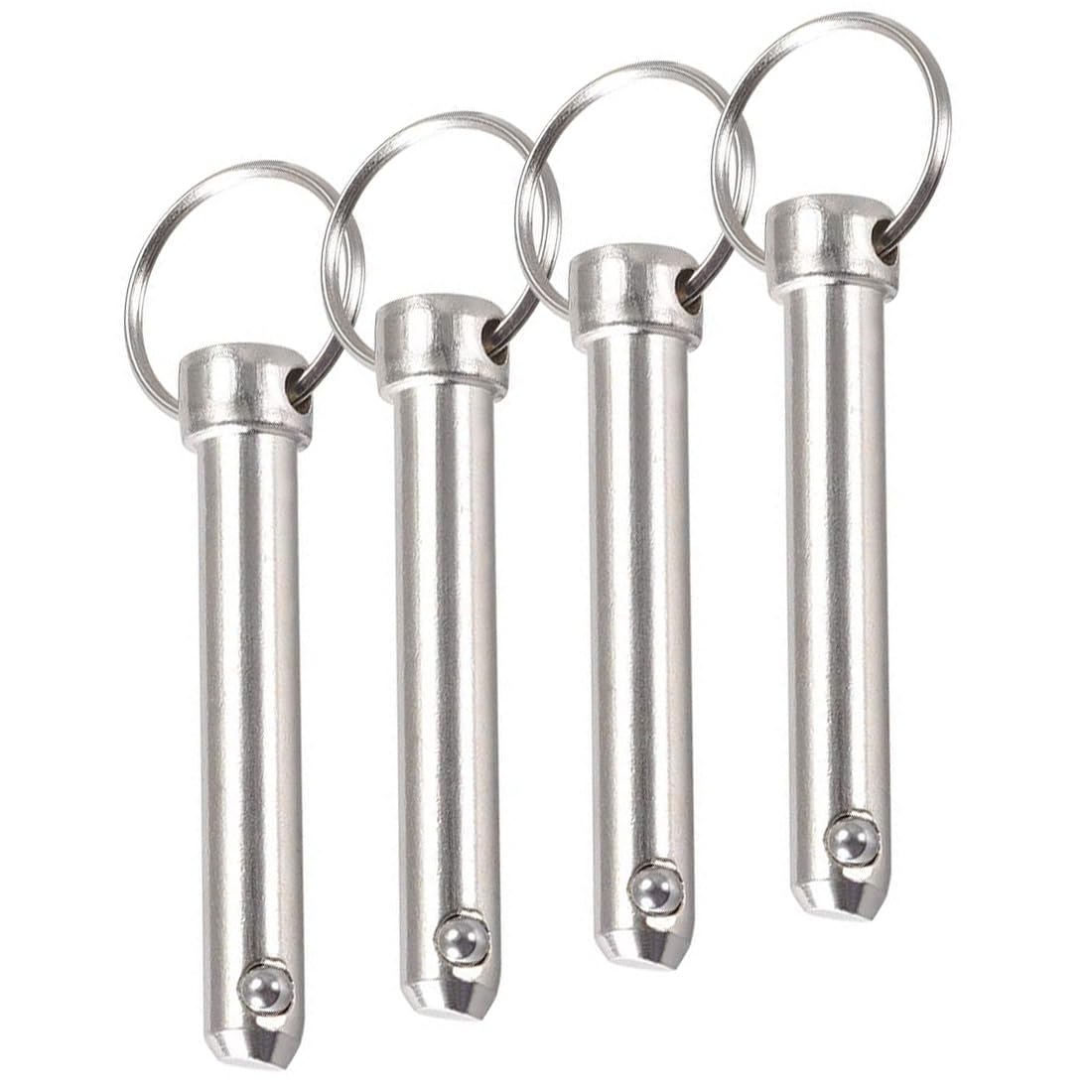 TA-VIGOR 4Pcs Quick Release Pins, 10mm Dia 62mm Length Bimini Top Pin Marine Hardware Carbon Steel for Boat Accessories Marine Hardware