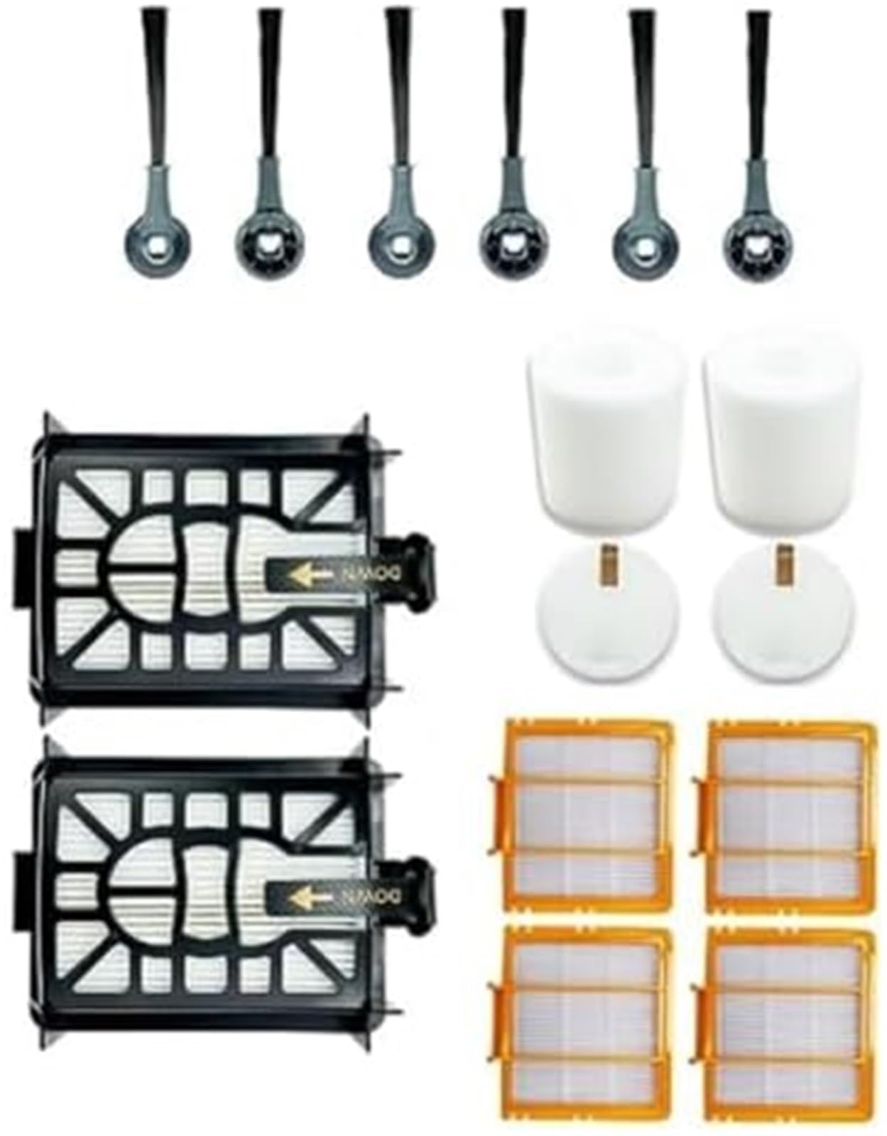 Kit di sostituzione del filtro conveniente, for Shark AI, for aspirapolvere robot Ultra RV2600WSEU Mantiene prestazioni ottimali Set di accessori per aspirapolvere