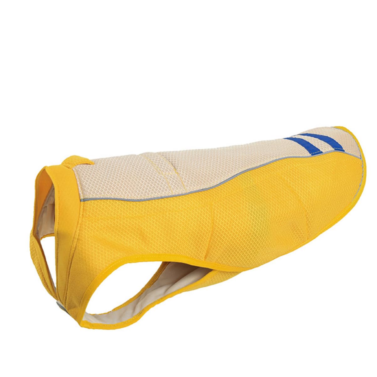 Gilet Rafraîchissant pour Chien Jaune XS en Polyester | Vêtement D’extérieur, Ultra Respirant et Lavable, Coupe Adaptée aux Tailles Xs à Xl