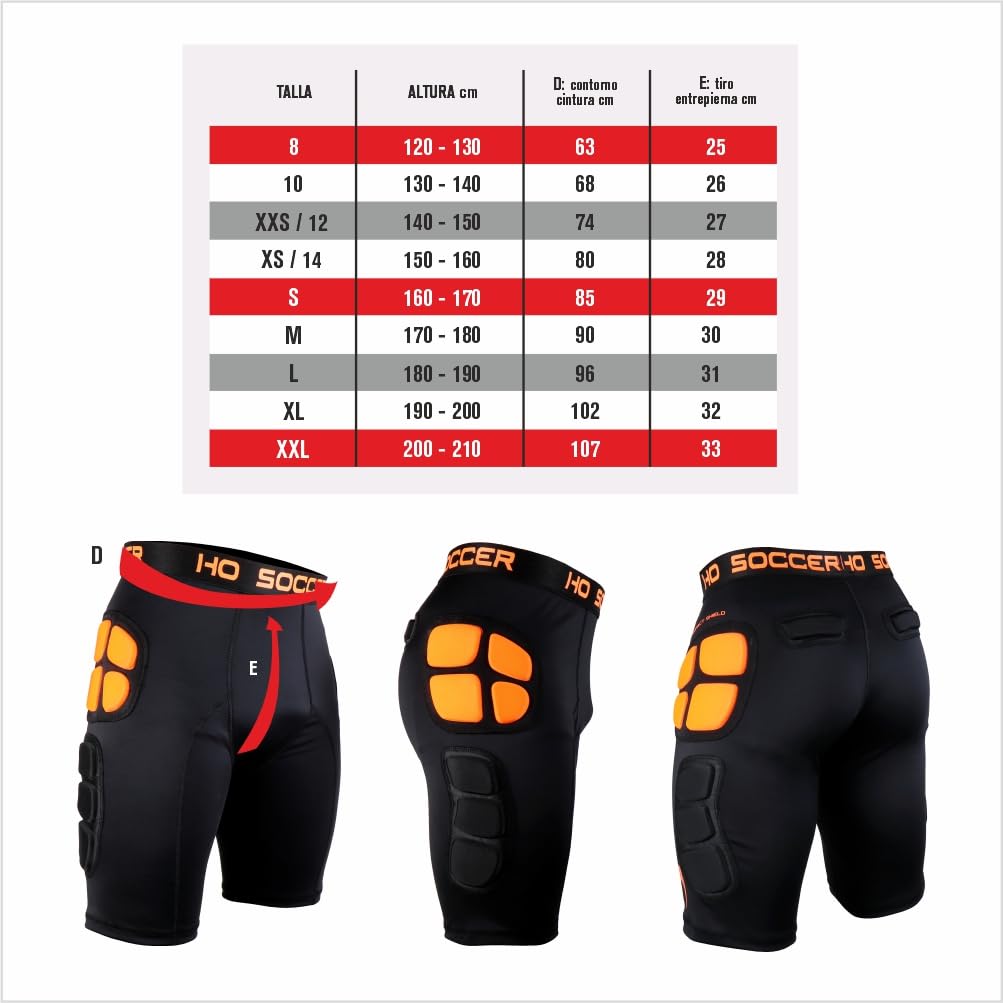HO Soccer Short Impact Shield Sr Spodenki bramkarskie