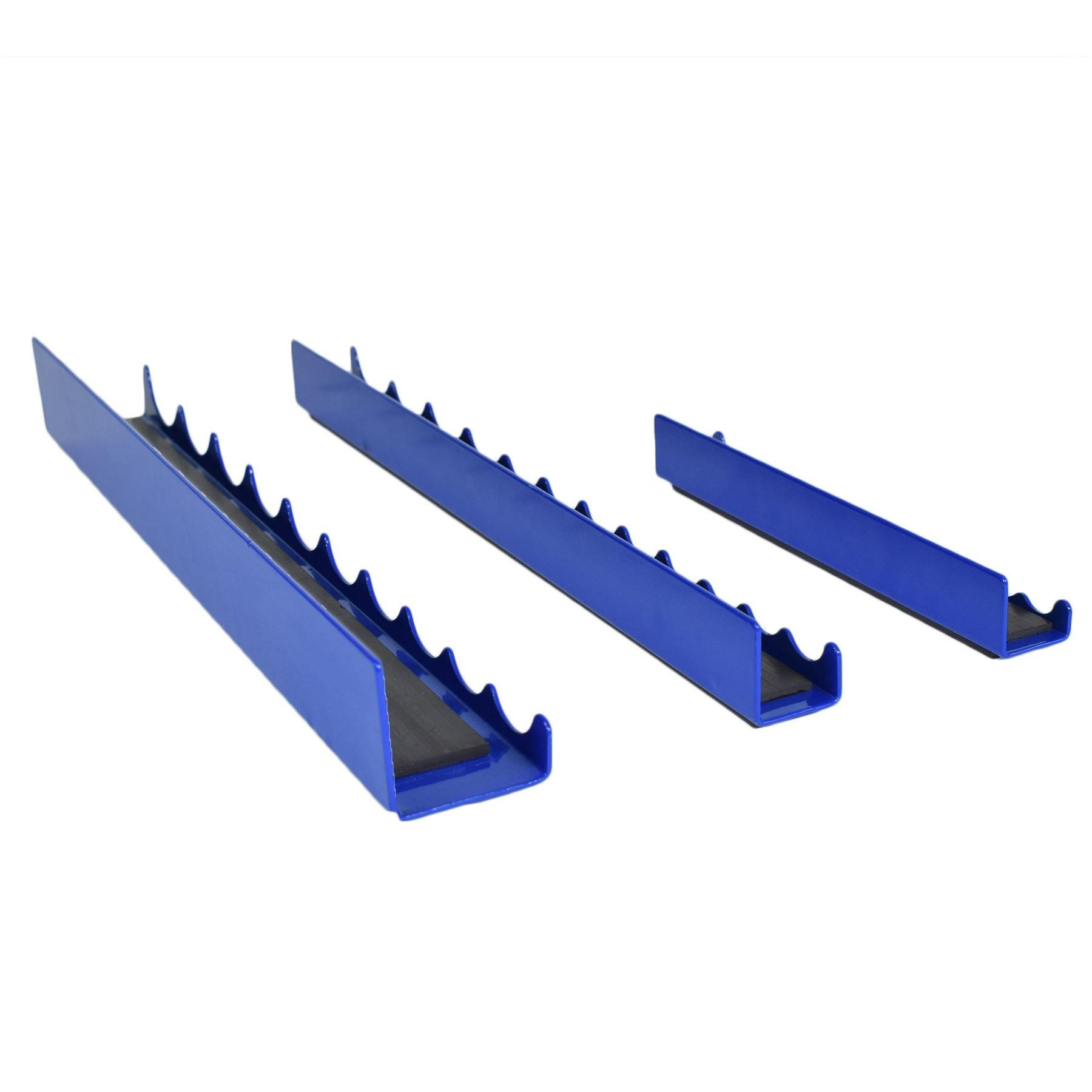 3pcs Magnetic Strip Rail Socket Holder Storage Tray 1/4 inch 3/8 and 1/2 Sockets