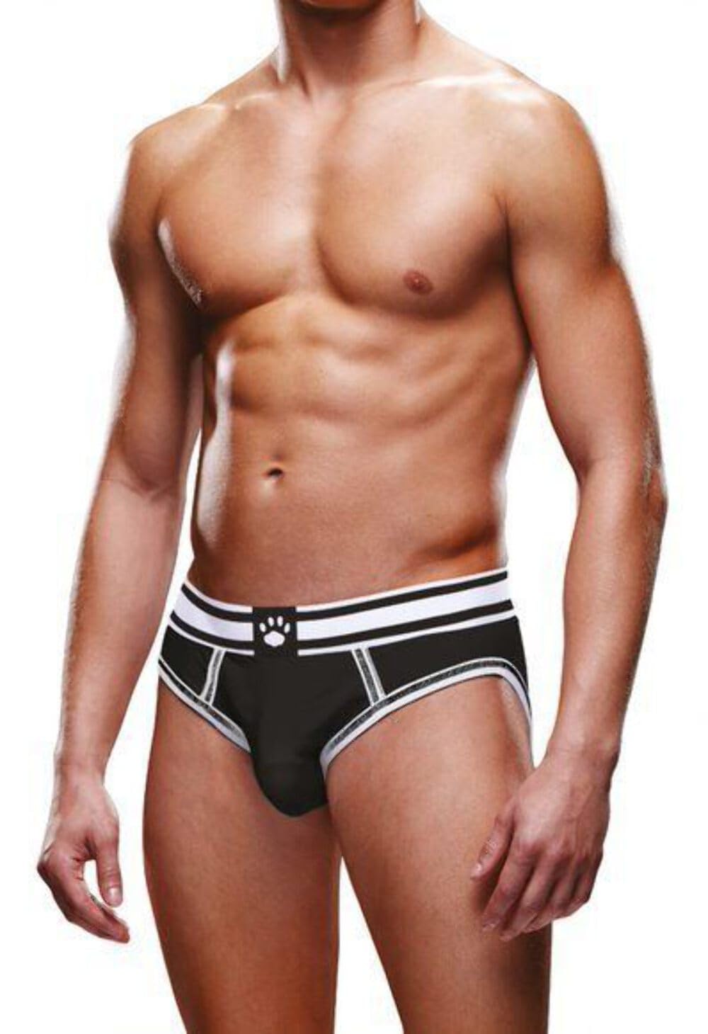 Prowler Men's Black/White & Backless Brief, Super Comfy (Medium 30"-32") - Comfortable & Backless Brief, Size M