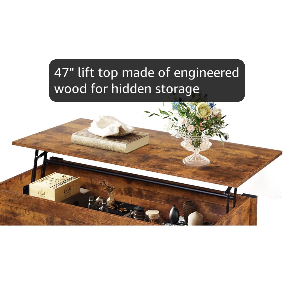 Amazon.com: WLIVE Coffee Table, 47