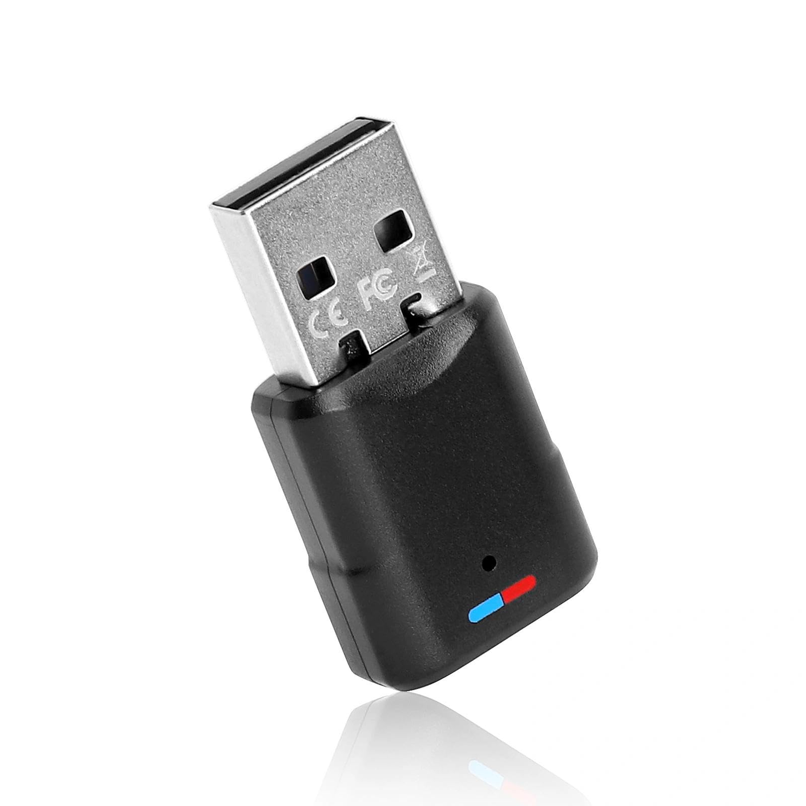 USB Bluetooth 5.3 Adaptador para PS4/PS5/PC/Switch, Adaptador USB Bluetooth, Receptor Bluetooth USB, 3 Mbit/S Baja Latencia, Plug and Play para Macos/Windows/Altavoces/Auriculares