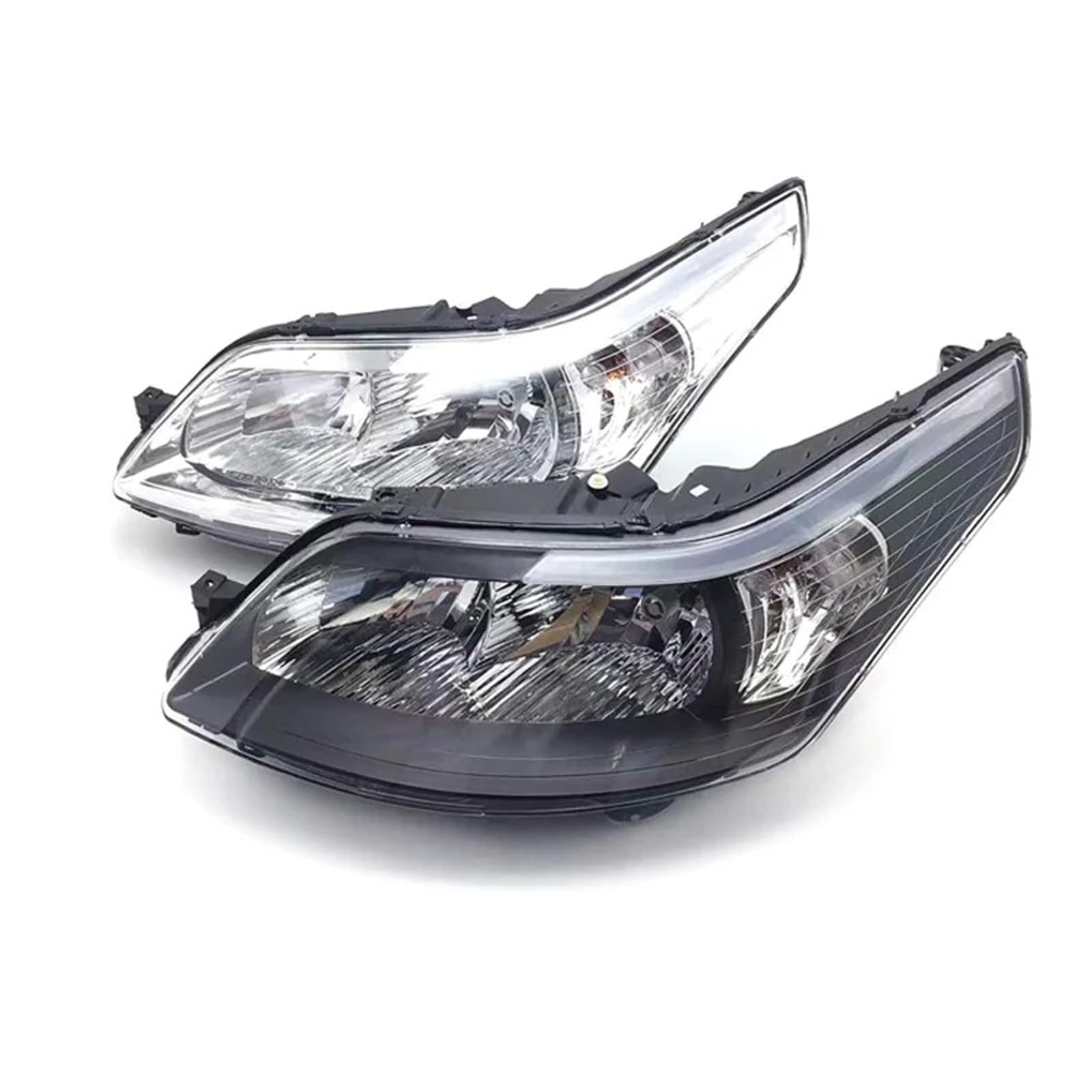 Faro Delantero Faro Delantero Coche Para Citroen Para C4 Restyling 2004-2008 2009 2010-2014 Parachoques Delantero(Lado derecho,Blanco)