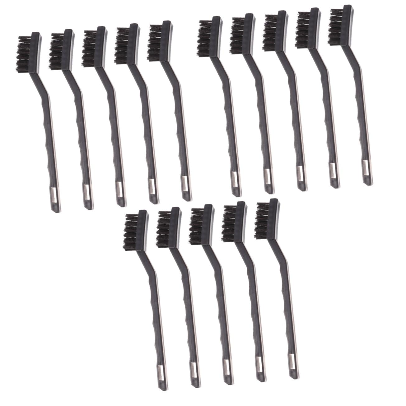 OSOLADY 3sets Static Brushes Cleaning Tool for 3 Row Bristle Brush Discharges Static Electricity 5pcs*3