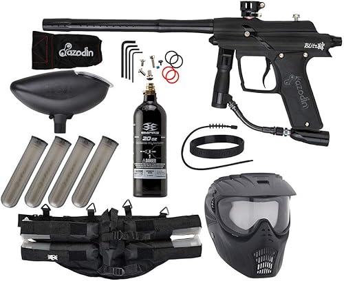 Action Village Azodin Blitz 4 - Kit de paquete épico de pistola de paintball