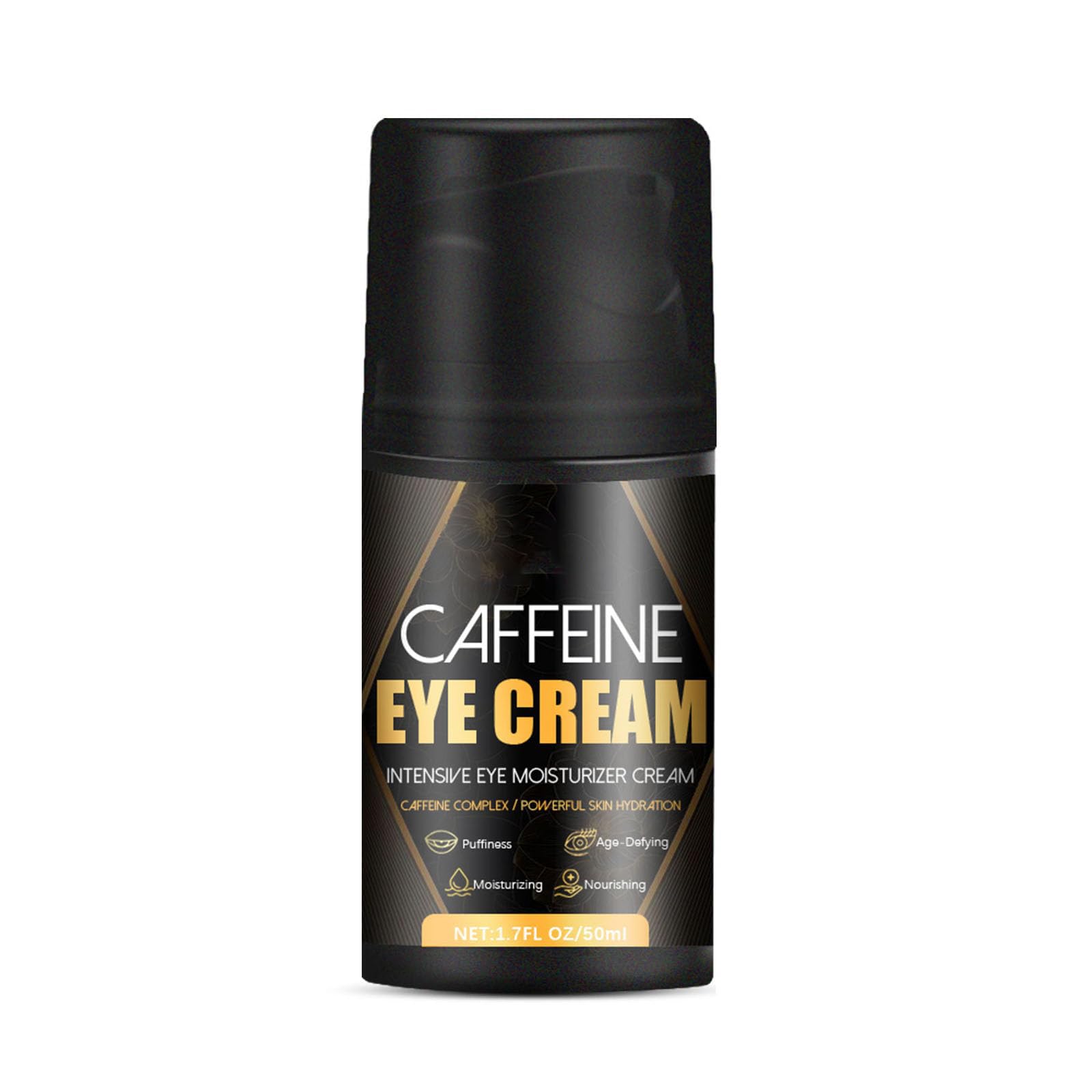 KASTWAVEEye Cream with Caffeine, Natural Anti Aging, Reduce Eye Puffiness and Dark Circle, Blur Fine Lines, Eye Lift Treatment, Daily Wrinkle Cream For Men & Women