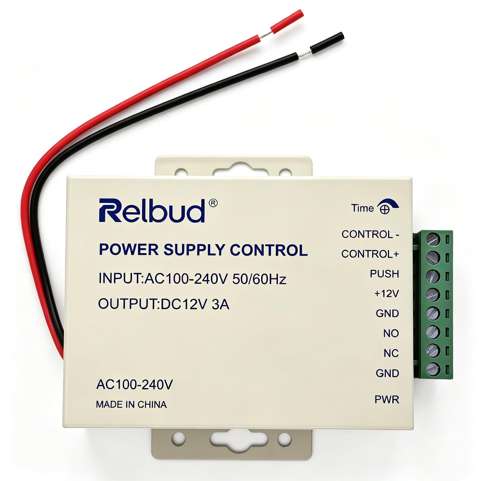 Contrôle d'alimentation DC 12V 3A pour interphone et gâche électrique à minuteur