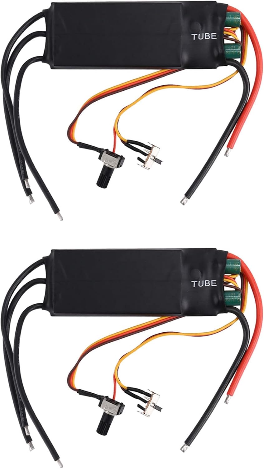 FAYETTE 2X DC6-24V 1000W BLDC 3 Fase DC Motor Sin Escobillas Controlador Hallless DC Motor Drive Board Controlador de Velocidad Regulador