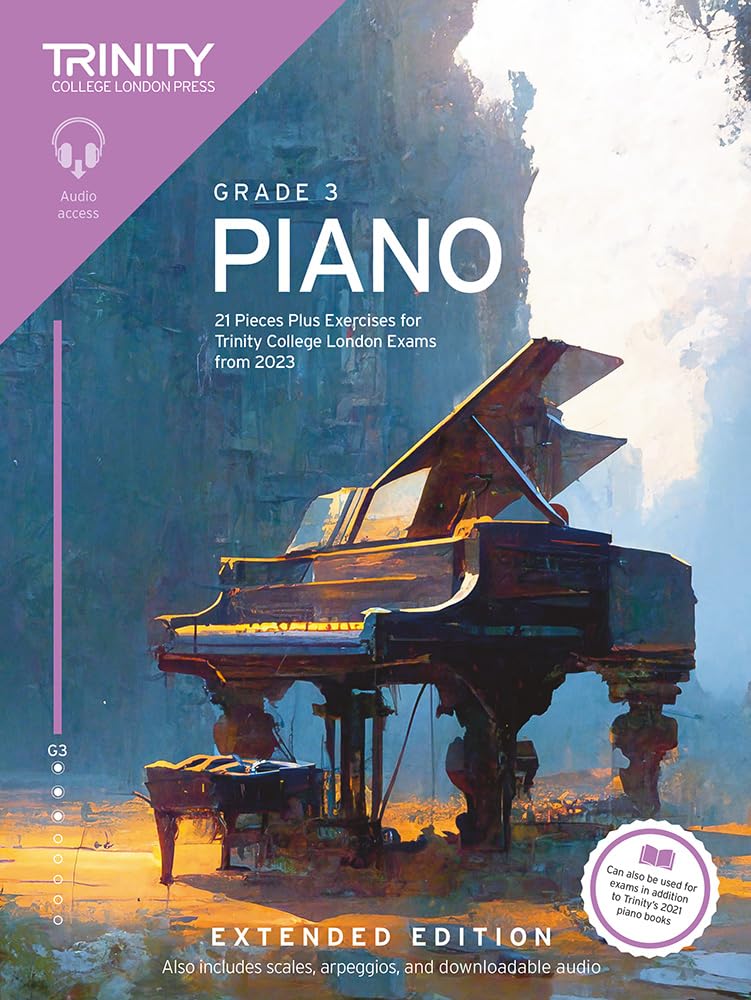 Trinity College London Piano Exam Pieces Plus Exercises from 2023: Grade 3:
