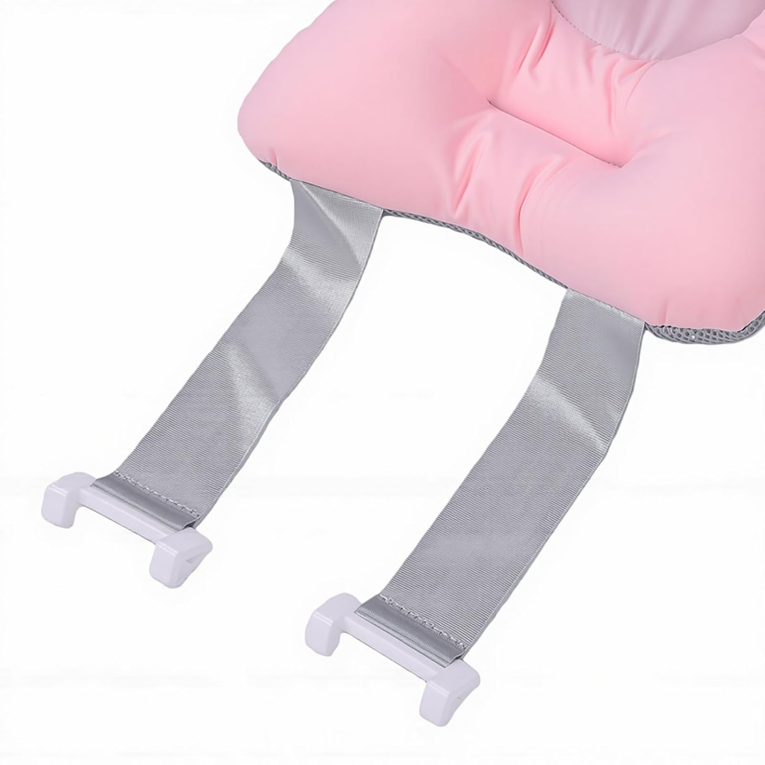 Karlak Baby Bath Tub Cushion Soft T Shaped Support for Infant Quick Dry Bathing Seat 1 Unit (Pink)