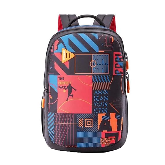 Buy American Tourister Quad+ Polyester Mens Backpack(MULTI, FREE SIZE