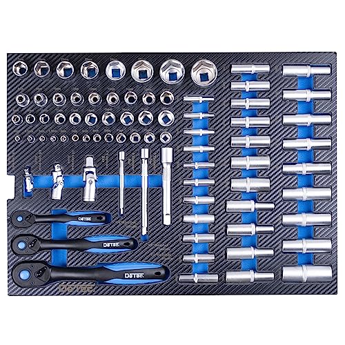 DeTec. 1075 Werkstattwagen Werkzeugwagen mit 7 Schubladen 5 Gefüllt XXXL – Bild 5