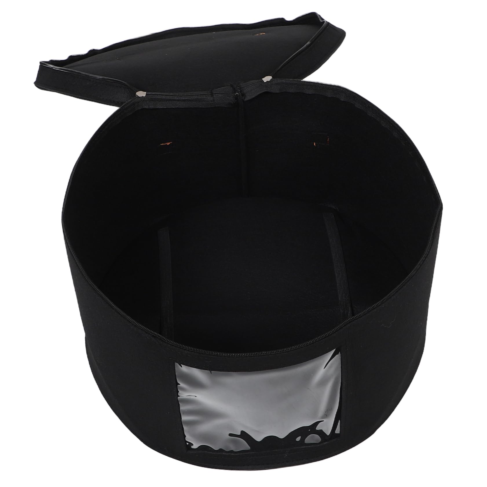 Garneck Travel Hat Box for Women Western Hat Cover Storage Collapsible Lid Baseball Caps Straw Storage Box