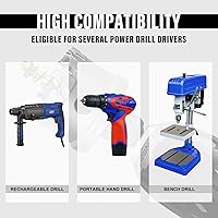 Vista 6 de SALI 1-1/16" (27mm) Kit de sierra perforadora TCT con punta de carburo de tungsteno Broca de sierra perforadora con punta de carburo con broca