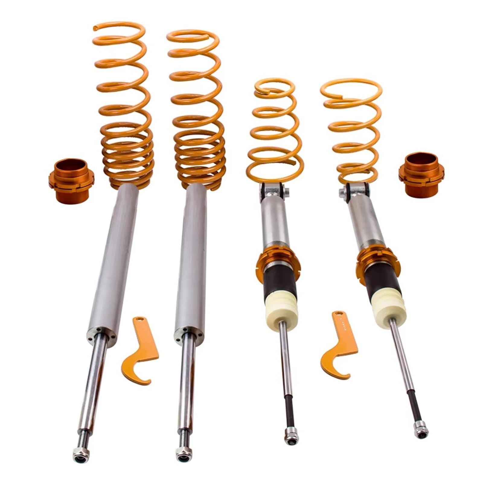 Sospensione Coilovers Per BMW Serie 5 E34 Berlina 530i 535i 540i 1989-1995 Coilovers Regolabili Coilover Sospensione Ammortizzatore Puntoni Assorbitore Kit Ammortizzatore Anteriore