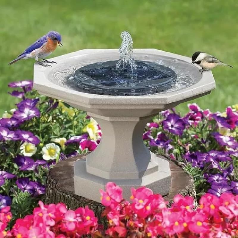 Solar Floating Fountain Floating Solar Fountain Garden Water Fountain Pool Pond Decoration Solar Panel Powered Fountain 16CM