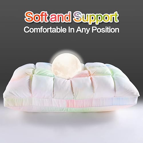 Miniatura 6 de Almohadas suaves para dormir, almohadas de cama de apoyo, almohada alternativa de plumón esponjoso, almohadas de gel de hotel de lujo para dormir de