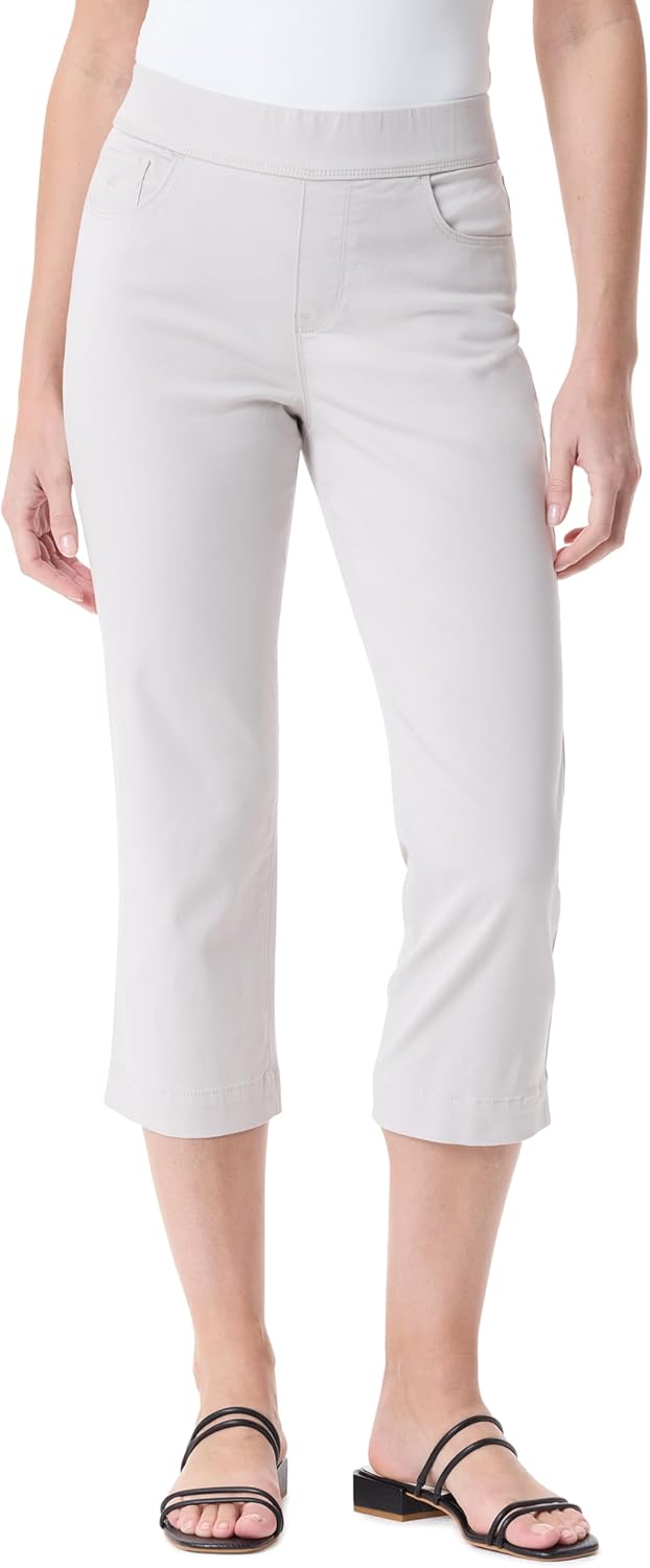 Gloria Vanderbilt Womens Amanda Pull on Capri Standard