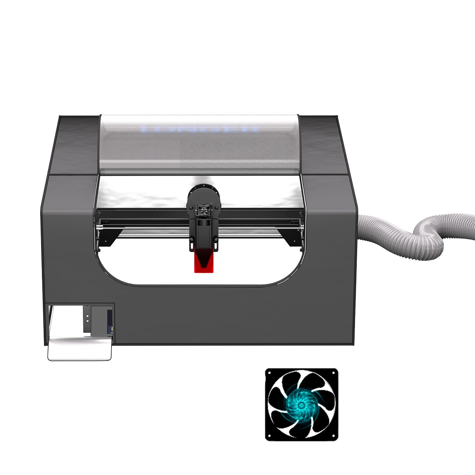 Boîtier de graveur ignifuge Ray5 caisson ventilation anti-rayons