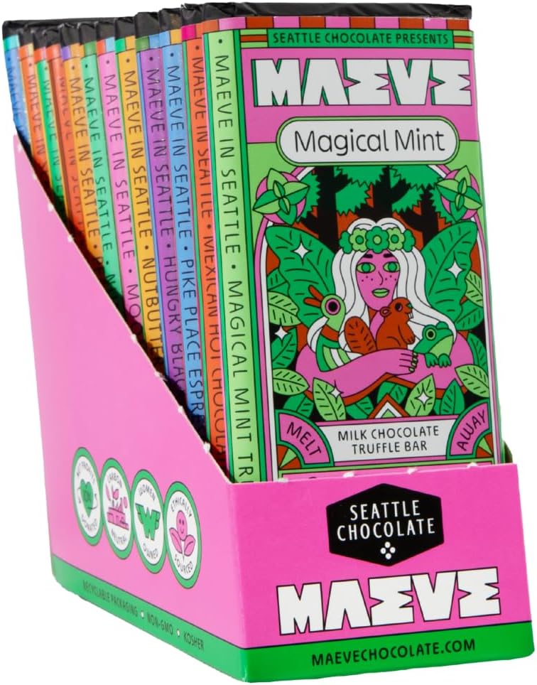 Maeve Chocolate Assorted Truffle Bars (12 Count)