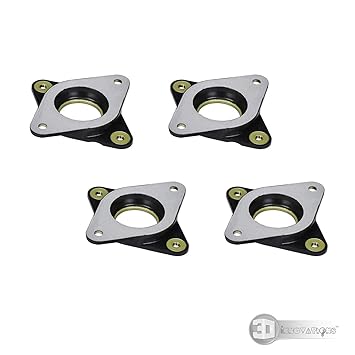 3DINNOVATIONS NEMA 17 Metal & Rubber Stepper Motor Vibration Dampers Imported genuine 42 Stepper Motor Shock Absorber for 3D Printer and Other Device (Qty: 4 pcs)