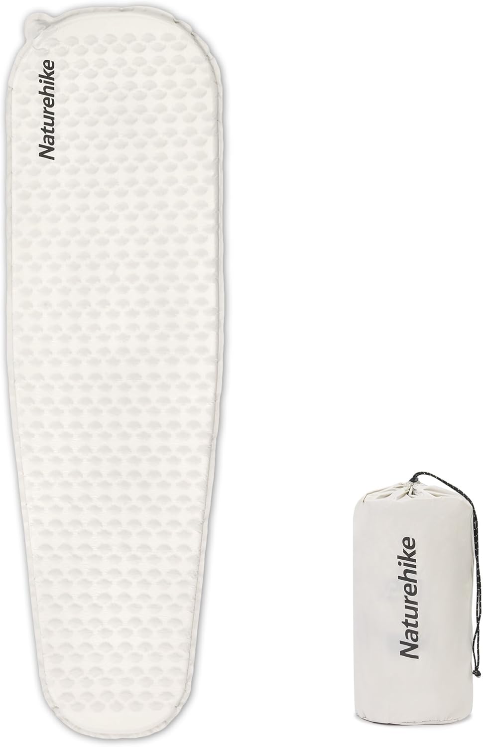 Naturehike Ultralight Self Inflating Sleeping Pad – 3.5cm, Waterproof Camping Mattress, Single Sleeping Air Mat for Backpacking, Hiking, Tenting Trips (Grey, Mummy, Standard) Naturehike Ultralight Self Inflating Sleeping Pad – 3.5cm, Waterproof Camping Mattress, Single Sleeping Air Mat for Backpacking, Hiking, Tenting Trips (Grey, Mummy, Standard)