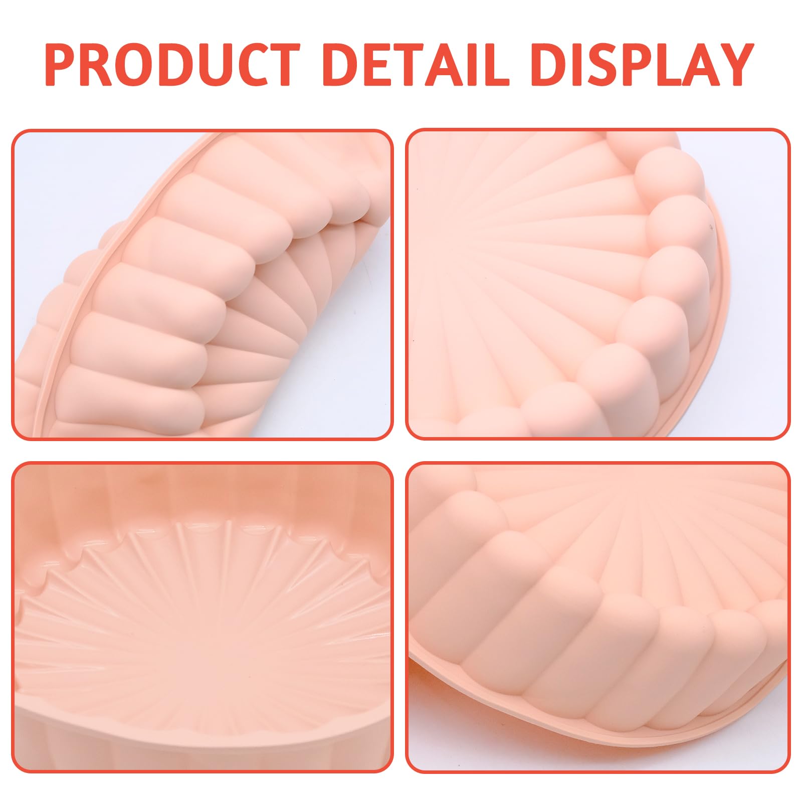 Moule à Gâteau Rond Silicone 20cm - Forme Tournesol Pour Cheesecake Et Desserts
