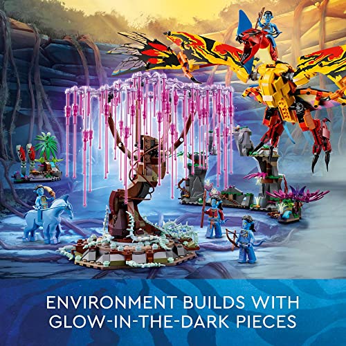 Lego Avatar Toruk Makto & Tree Of Souls 75574 Building Set - Movie Inspired Toy Set With Jake Sully And Neytiri Minifigures, Direhorse Animal Figure, Glow In The Dark Pandora Adventure #TOP4