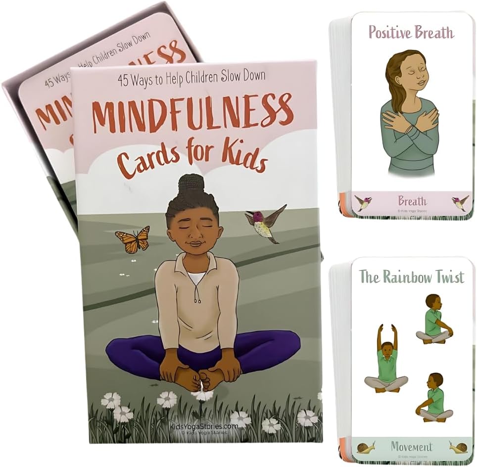 Mindfulness Cards for Kids, Meditation and...
