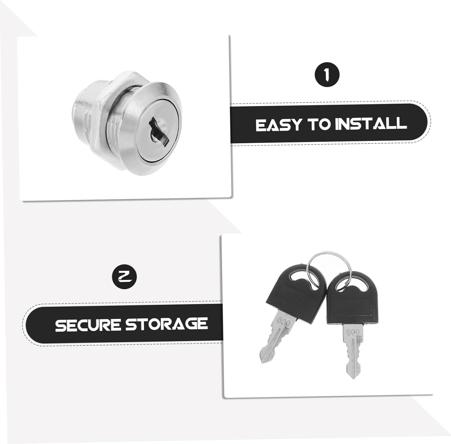 Unomor Commercial Tissue Paper Dispenser Key Lock Key for Jumbo Paper Towel Dispensers Public Restrooms Offices Malls and Schools Reliable and Sturdy Design