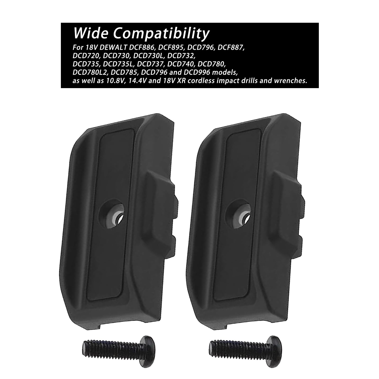 Wjelet 2 Pcs Magnetic Bit Holder for Dewalt 18V DCF886 DCF895 DCD796 DCF887 DCD996 Screwdriver Bit Storage with Screws, Drill Bit Holder, and Tool Organizer for Impact Drill Wrench - Image 4